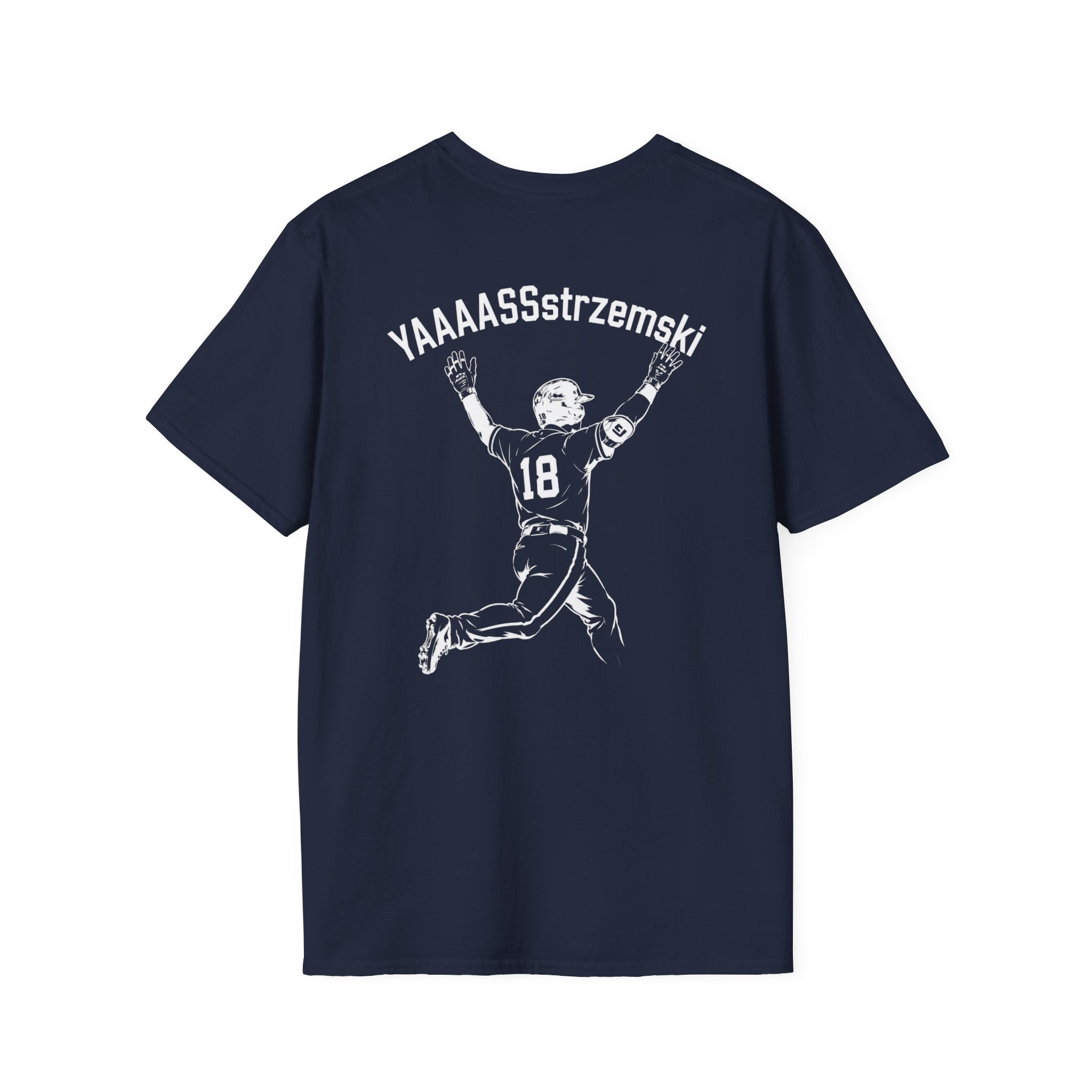 YAAAASSstrzemski Baseball Fan T-Shirt | Funny Yastrzemski Shirt | #18 Baseball Tee