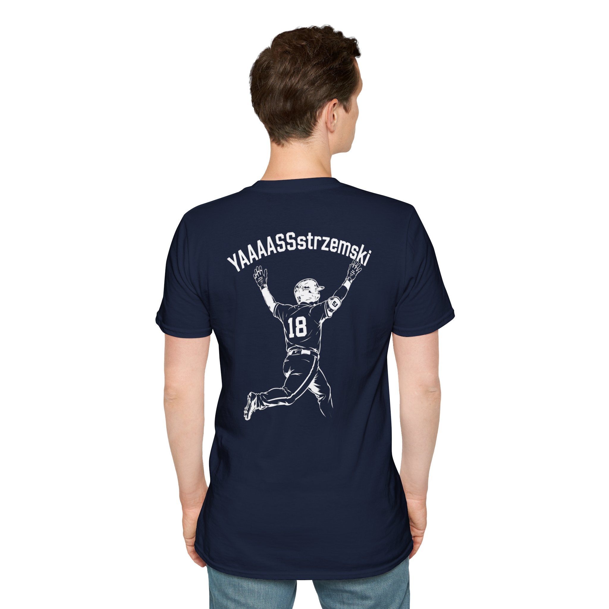 YAAAASSstrzemski Baseball Fan T-Shirt | Funny Yastrzemski Shirt | #18 Baseball Tee