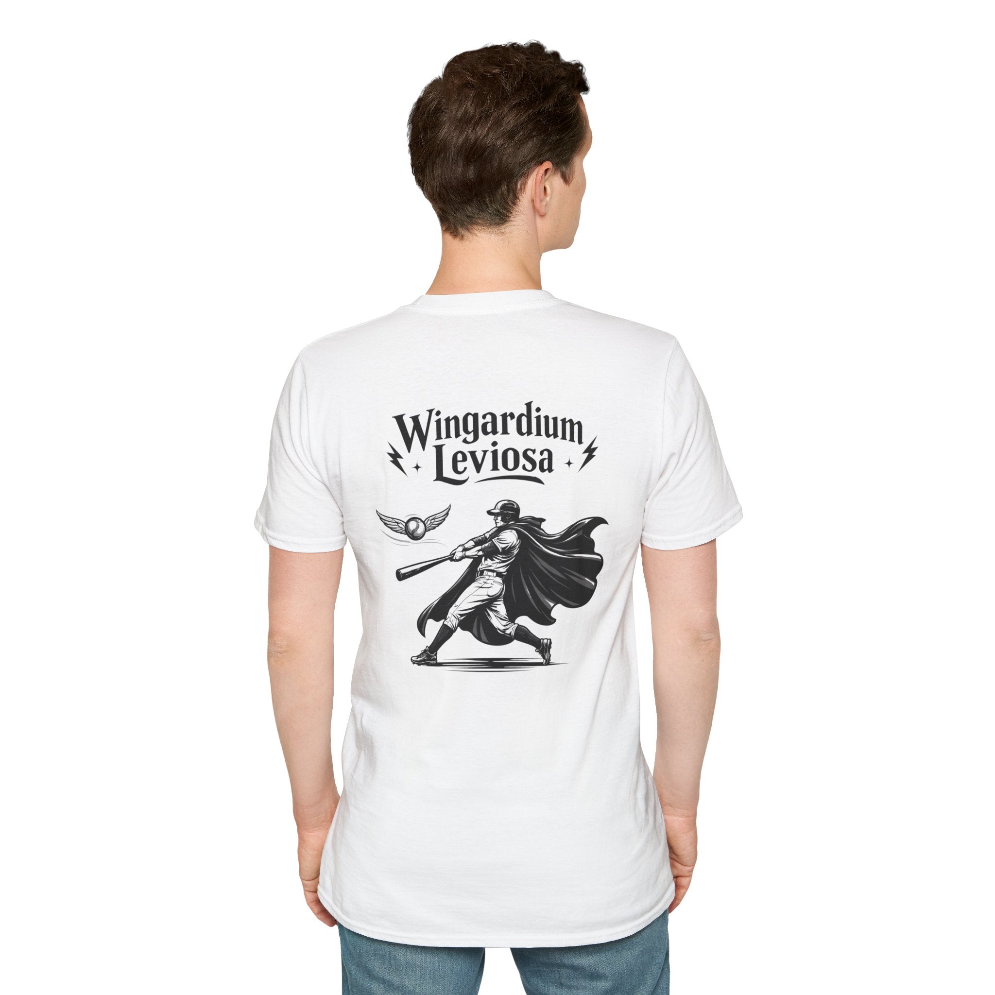 Wingardium Leviosa Wizard Baseball Shirt | Magical Fantasy Baseball Tee