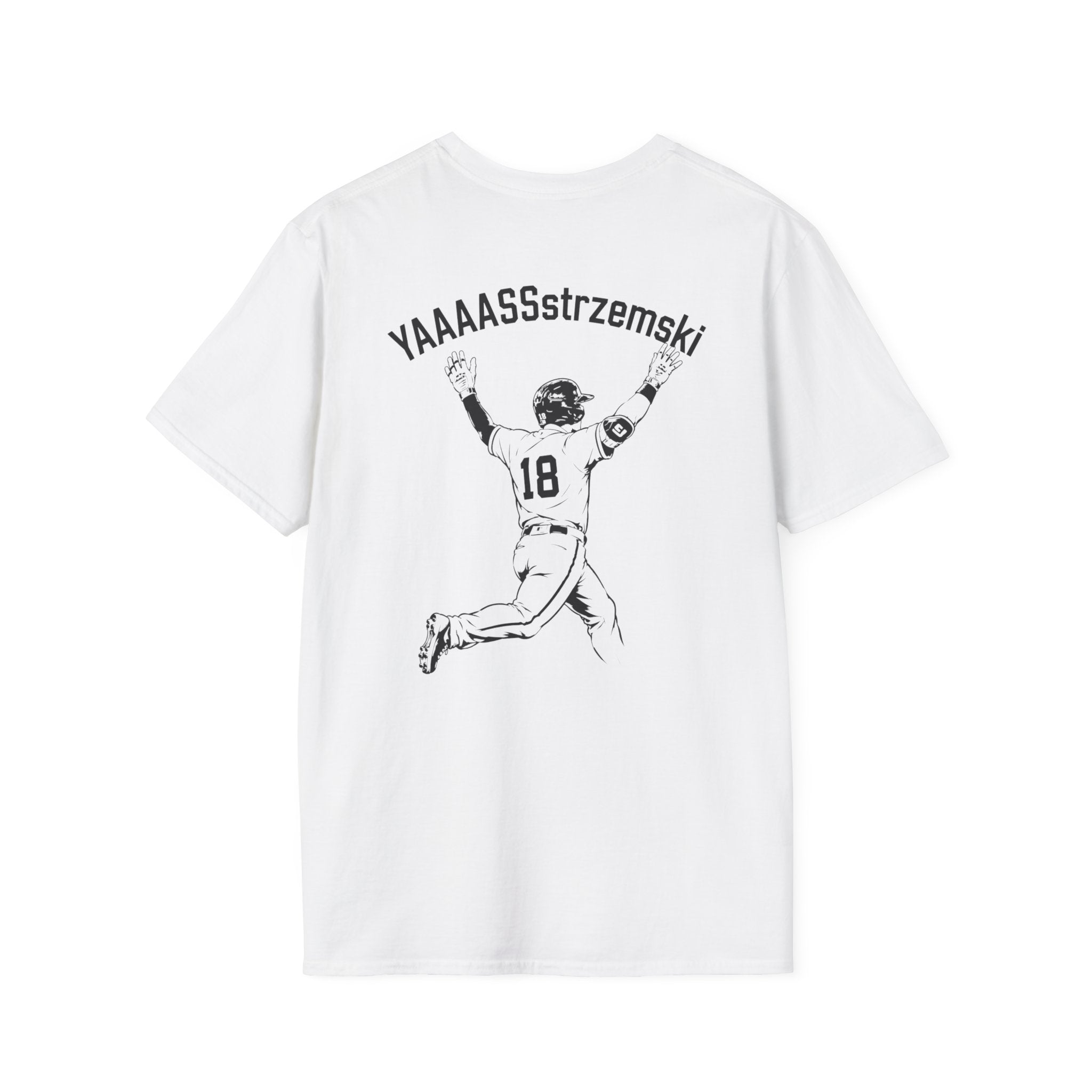 YAAAASSstrzemski Baseball Fan T-Shirt | Funny Yastrzemski Shirt | #18 Baseball Tee