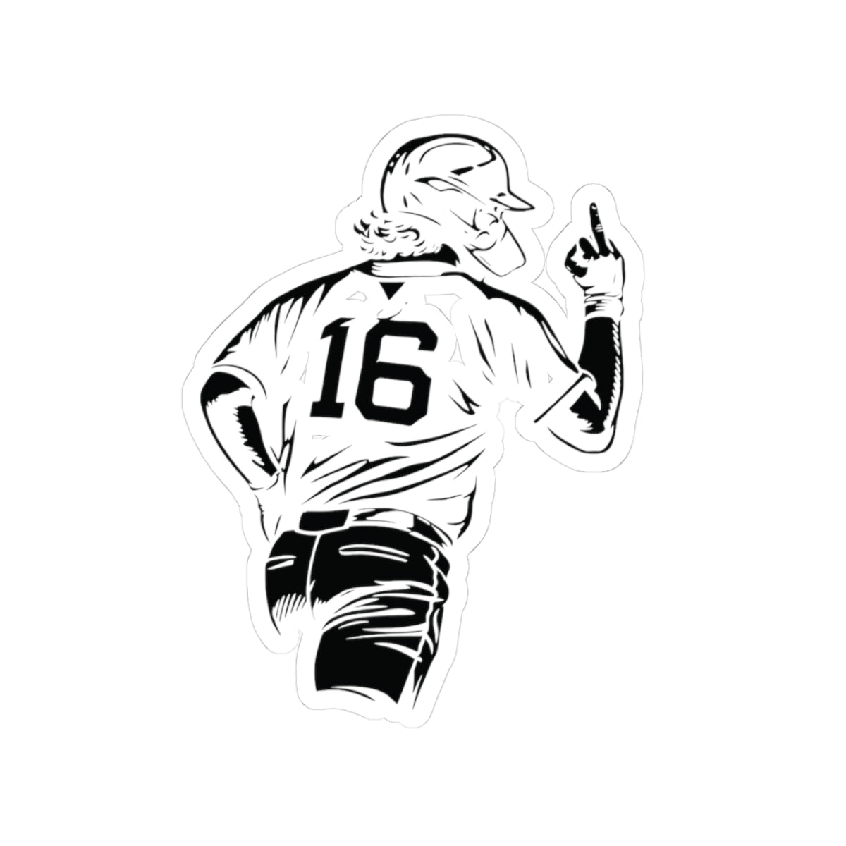 JD16 - Kiss-Cut Vinyl Sticker