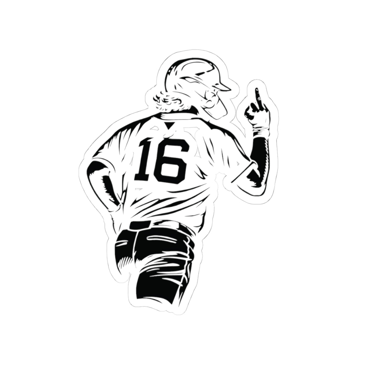JD16 - Kiss-Cut Vinyl Sticker