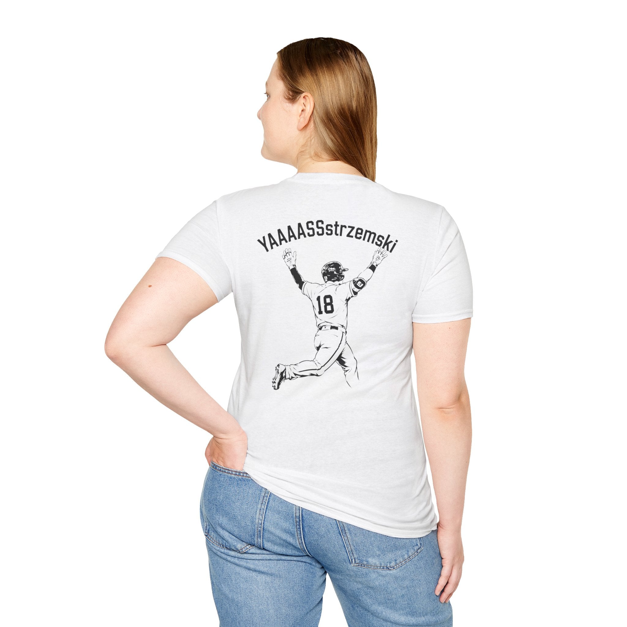 YAAAASSstrzemski Baseball Fan T-Shirt | Funny Yastrzemski Shirt | #18 Baseball Tee