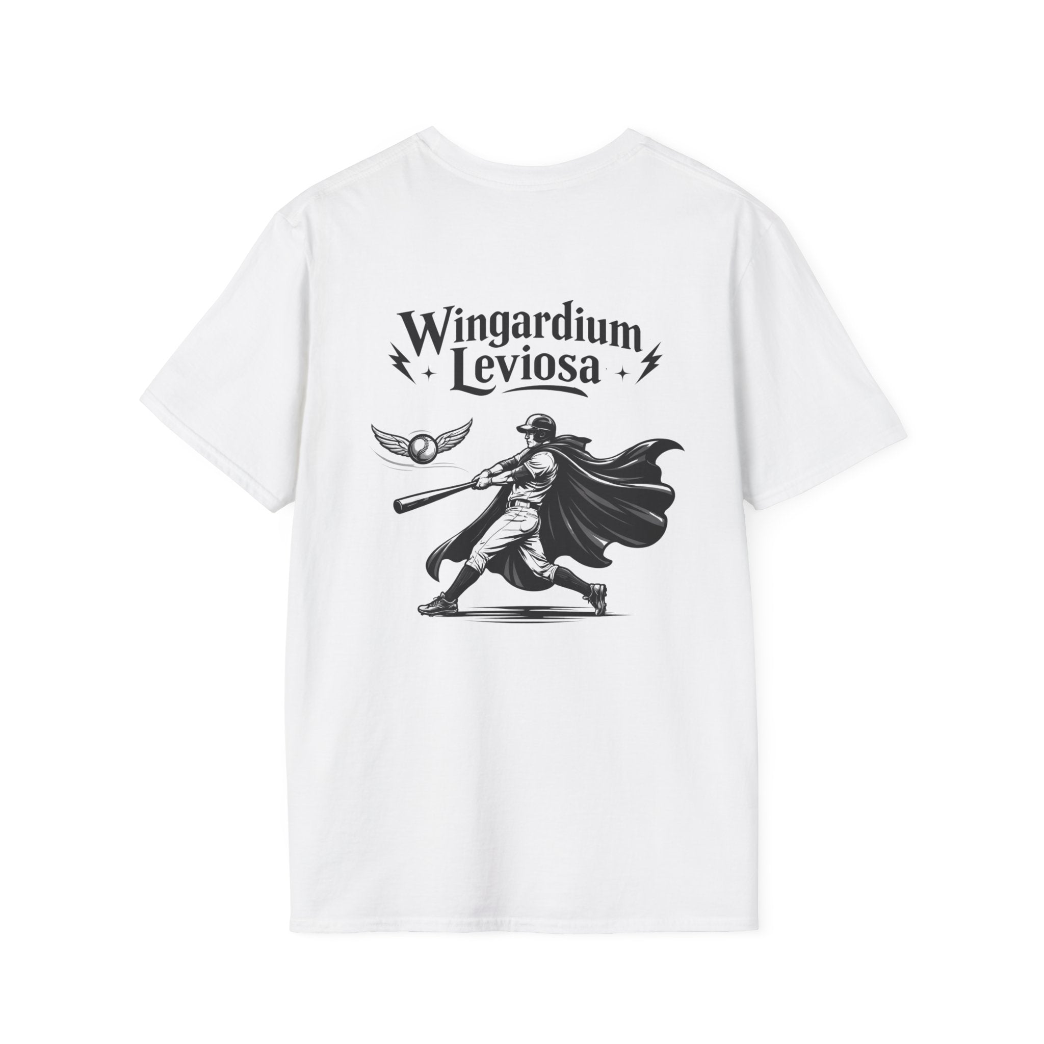 Wingardium Leviosa Wizard Baseball Shirt | Magical Fantasy Baseball Tee